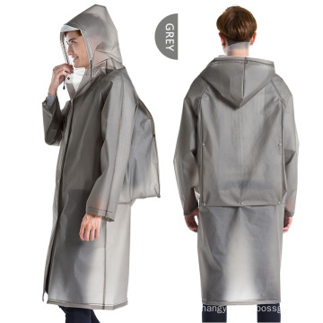 Adult Lightweight Hooded EVA Waterproof Raincoat
